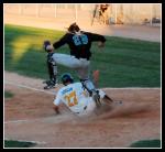 JD Dorgan slides in safe!!